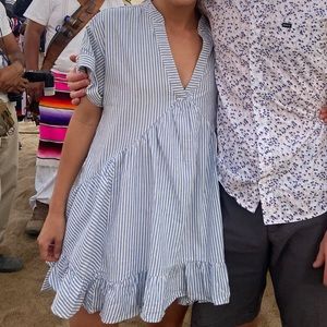 Free People Seersucker Dress